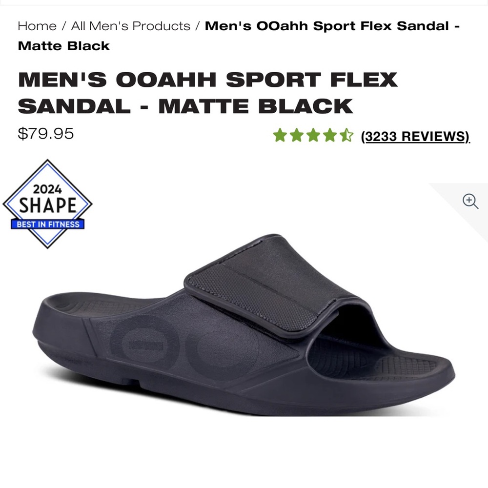 Men’s Oofos OOAHH Slides